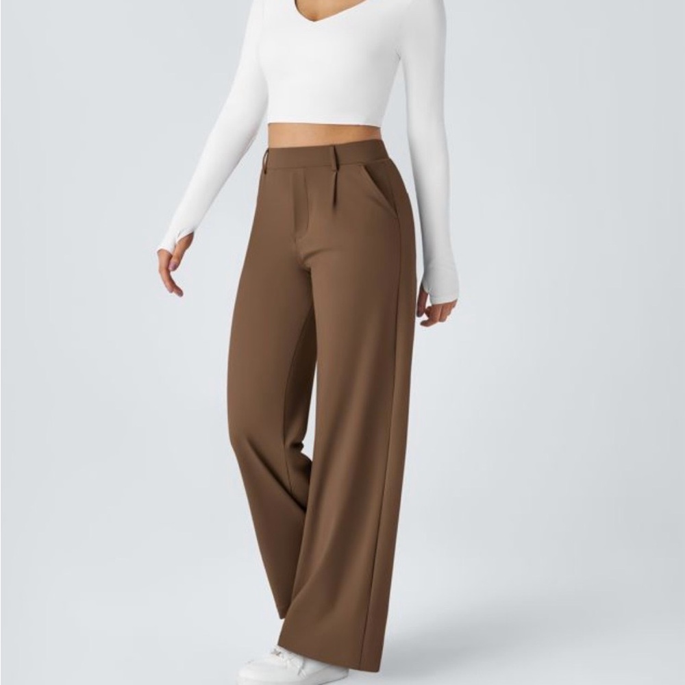 HALARA Men's Tan Dress Pants